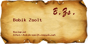 Bobik Zsolt névjegykártya